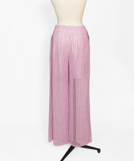 P-02/01 Wave lace Pants<PINK> sample