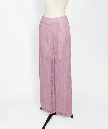 P-02/01 Wave lace Pants<PINK> sample