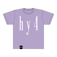 【受注販売】BIG hy4 LOGO T-shirts(ライトパープル)