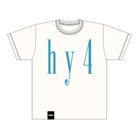 【受注販売】BIG hy4 LOGO T-shirts(バニラホワイト)