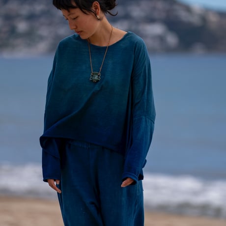 Soft cotton top ~Ocean