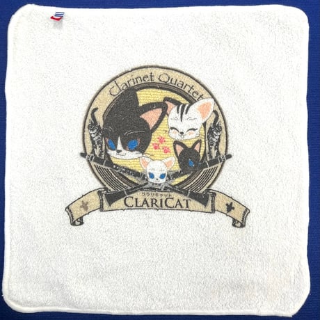 【サキソフォックス＆クラリキャット】ビッグハンドタオル今治