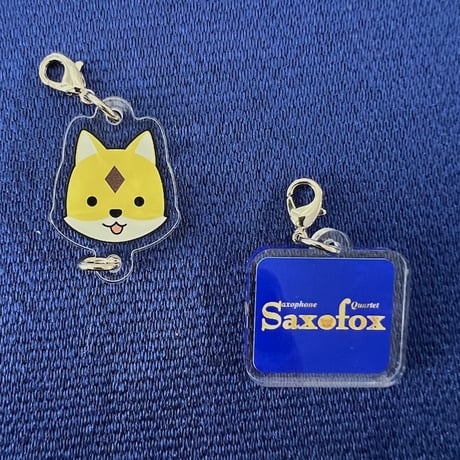 【サキソフォックス＆クラリキャット】連結アクリルチャーム
