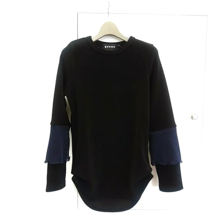 デザイナーブランドgomme   レイヤースリーブＴシャツ