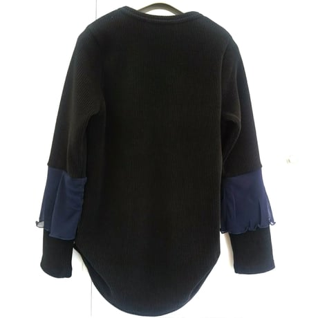 デザイナーブランドgomme   レイヤースリーブＴシャツ