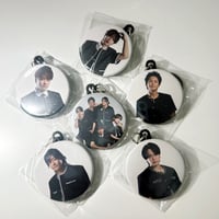 【GOODS】mic-alone缶バッジキーホルダーver2