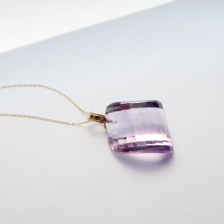 【charm】　一期一石チャーム：K10YG  アメジスト　Ｉ