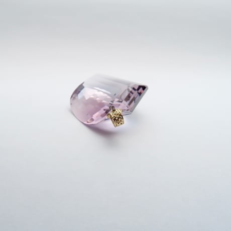 【charm】　一期一石チャーム：K10YG アメジスト　P