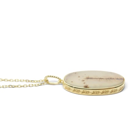 【necklace】　デンドリティックアゲートE