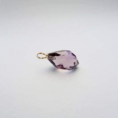 【charm】　一期一石チャーム：K10YG アメジスト　C