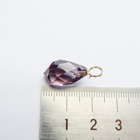 【charm】　一期一石チャーム：K10YG アメジスト　C