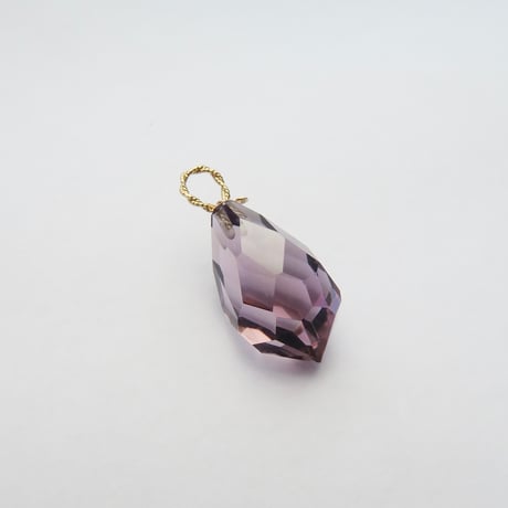 【charm】　一期一石チャーム：K10YG アメジスト　C