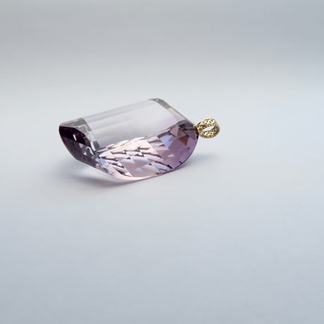 【charm】　一期一石チャーム：K10YG アメジスト　P
