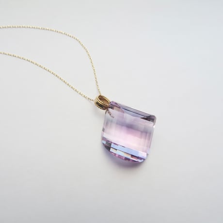 【charm】　一期一石チャーム：K10YG  アメジスト　Ｉ