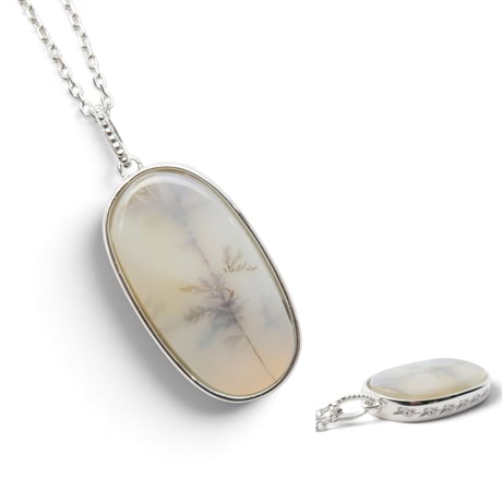 【necklace】　デンドリティックアゲートF