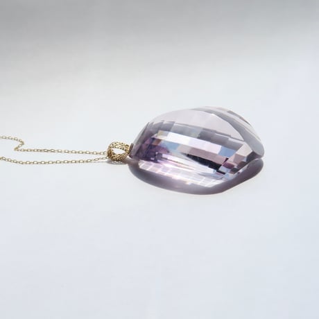 【charm】　一期一石チャーム：K10YG アメジスト　P