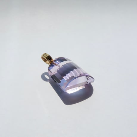 【charm】　一期一石チャーム：K10YG  アメジスト　Ｉ