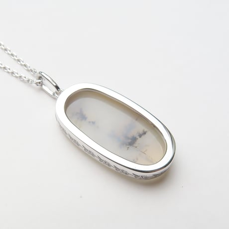 【necklace】　デンドリティックアゲートF