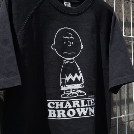 BARNS OUTFITTERS / RAGLAN S/S PRINT T-SHIRT ''CHARLIE BROWN'' / BR-26216
