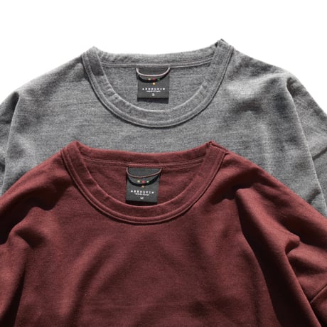 AXESQUIN -modified- / MERINO WOOL BASIC L/S TEE / 321153