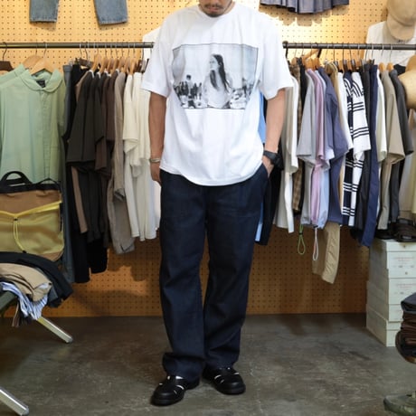 UNISEX / petrole / 8DENIM farm straight / amn-PT-048