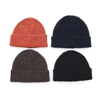 UNISEX / cableami / WOOL SHORT W/CAP / FW-4006