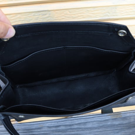UNISEX / ''LINKS'' ORIGINAL / LEATHER MILITARY BAG / 26AW