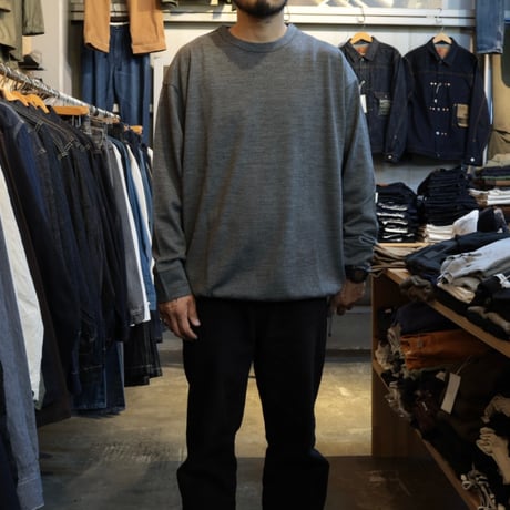AXESQUIN -modified- / MERINO WOOL BASIC L/S TEE / 321153
