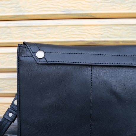 UNISEX / ''LINKS'' ORIGINAL / LEATHER MILITARY BAG / 26AW