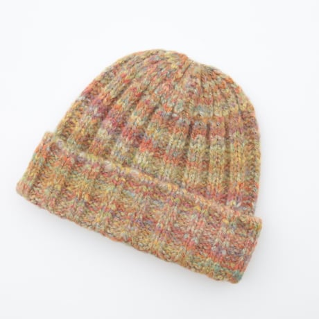 UNISEX / cableami / Space Dye Yarn 2×2 RIB W/CAP / FW-4008