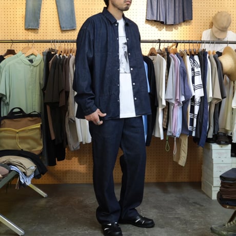 UNISEX / petrole / 8DENIM farm shirts / amn-SH-060