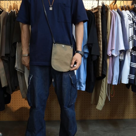 UNISEX / ''LINKS'' ORIGINAL / CANVAS SNAP BAG (小) / 26AW