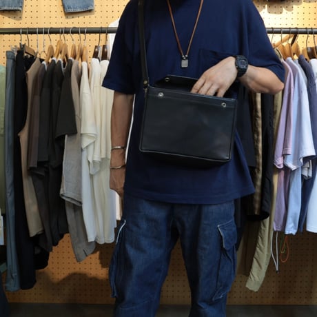 UNISEX / ''LINKS'' ORIGINAL / LEATHER MILITARY BAG / 26AW