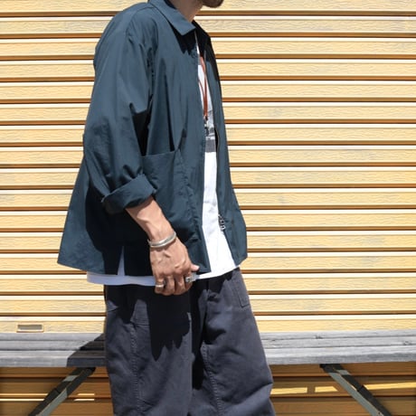 UNISEX / amne / NYLON zip park shirts / amn-SH-058