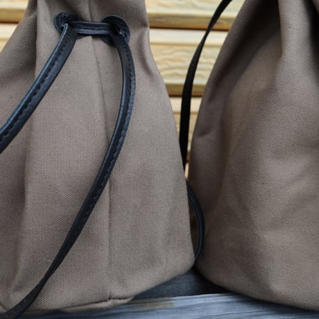 UNISEX / ''LINKS'' ORIGINAL / CANVAS DRAWSTRING BAG (小)&(中) / 26AW