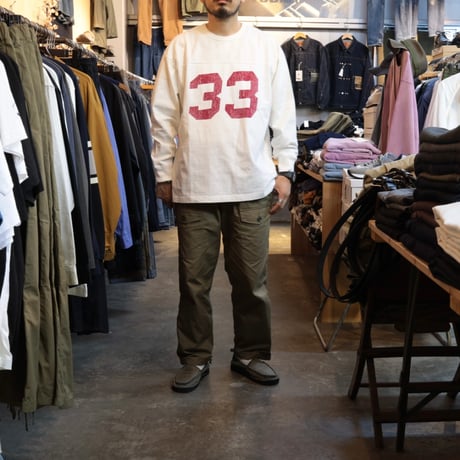 BARNS OUTFITTERS / 90' FOOTBALL TEE ''33'' / BR-26404