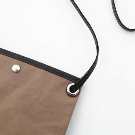 UNISEX / ''LINKS'' ORIGINAL / CANVAS SNAP BAG (中) / 26AW