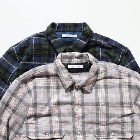 CATTA / W POCKET SHIRTS -FLANNEL CHECK- / WP-02