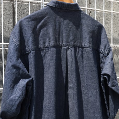 UNISEX / petrole / 8DENIM farm shirts / amn-SH-060