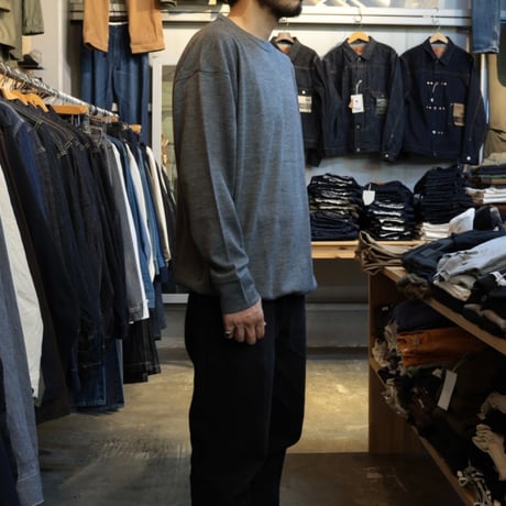 AXESQUIN -modified- / MERINO WOOL BASIC L/S TEE / 321153