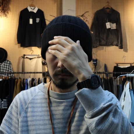 UNISEX / cableami / CASHMERE 2×2 RIB W/CAP / FW-4001
