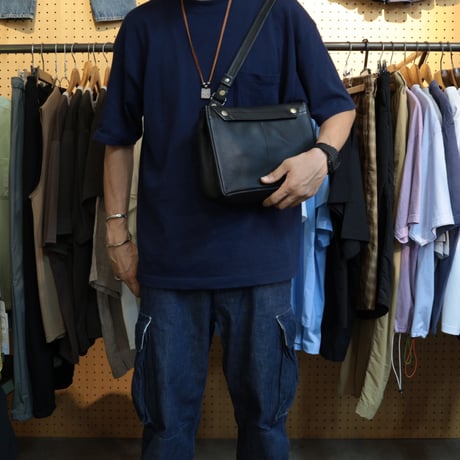UNISEX / ''LINKS'' ORIGINAL / LEATHER MILITARY BAG / 26AW
