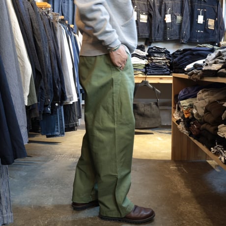 CRANK PROJECTS /  ファットパンツ コットンサージ / FAT501CS