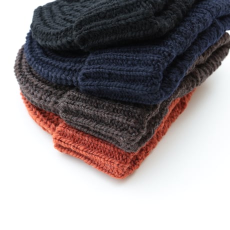 UNISEX / cableami / WOOL SHORT W/CAP / FW-4006
