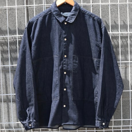 UNISEX / petrole / 8DENIM farm shirts / amn-SH-060