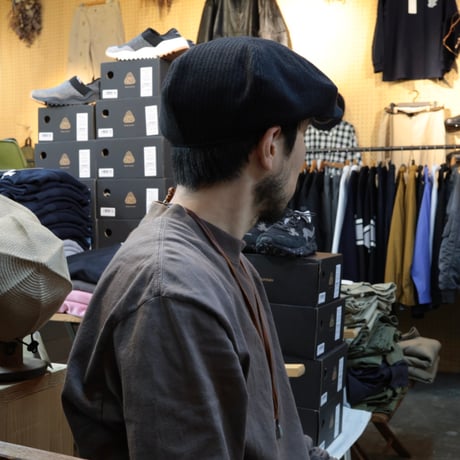 cableami / Recycle Wool Beach Cloth CASQUETTE / FW-1014