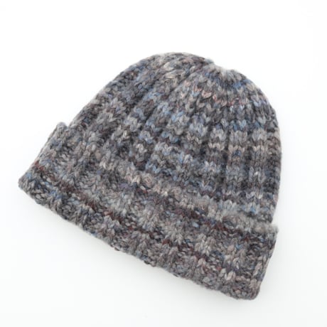 UNISEX / cableami / Space Dye Yarn 2×2 RIB W/CAP / FW-4008