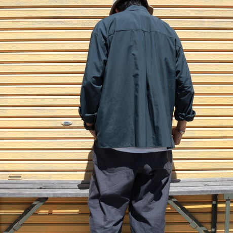 UNISEX / amne / NYLON zip park shirts / amn-SH-058