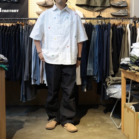 MR.REMAKEMAN / PW FLOWER EMBROIDERY SHIRTS / MR-2602564