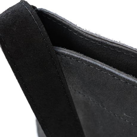 UNISEX / ''LINKS'' ORIGINAL / RETRO SHOULDER SUEDE LEATHER BAG (大)